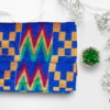 Blue, Gold, Red and Green kente