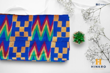 Blue, Gold, Red and Green kente