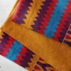 Gold, Purple, Blue and Red with shimmering kente