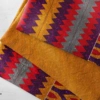 Gold, purple, Ash and Red with shimmering kente